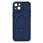 Smoke Magsafe with Magnetic Kickstand Case for Apple iPhone 15 - Navy Blue
